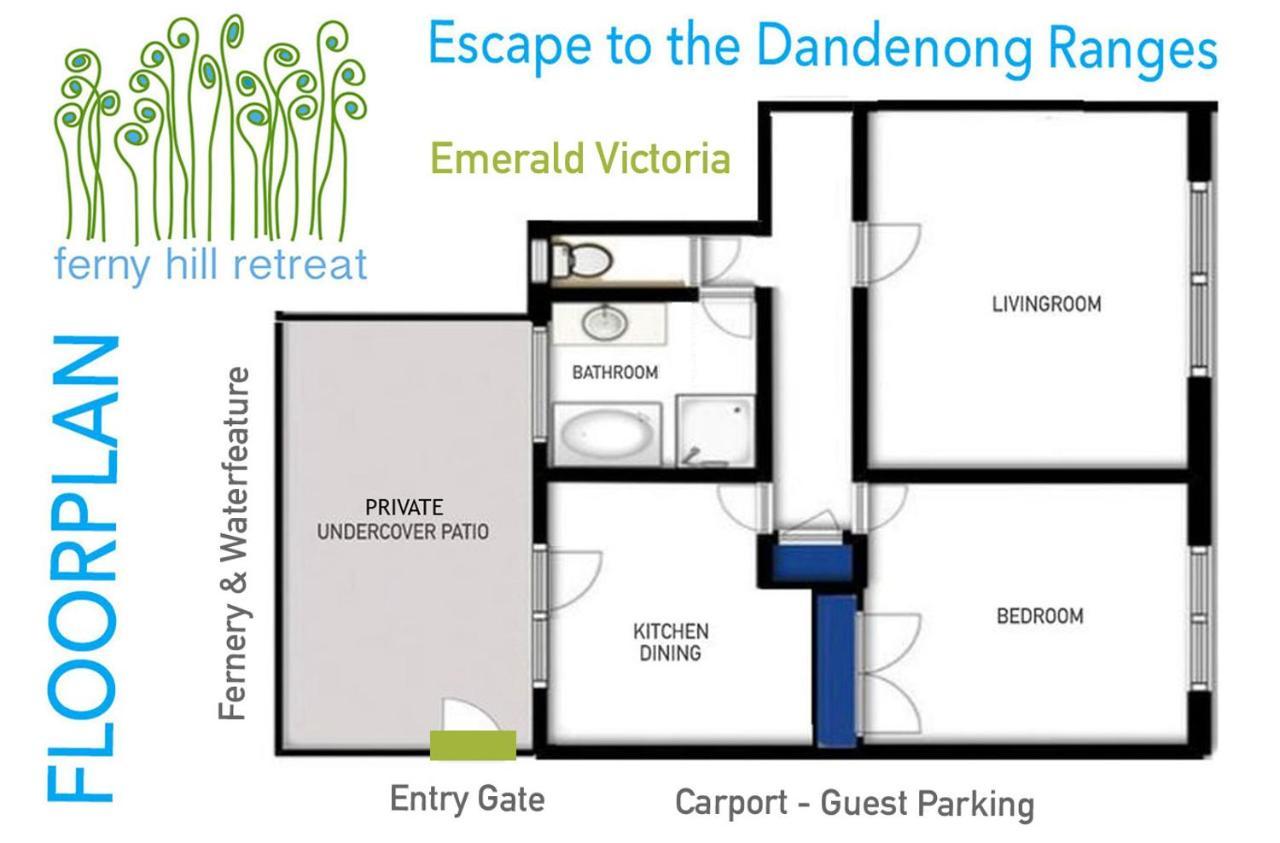 Ferienwohnung Ferny Hill Retreat, Emerald Victoria Exterior foto